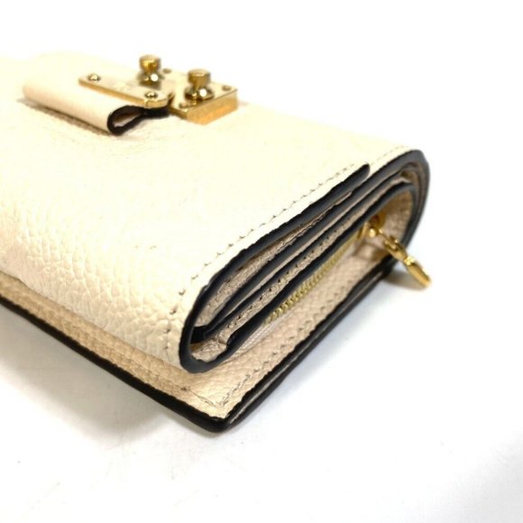 Authentic LOUIS VUITTON M81071 MonogramEmpreinte Wallet Portefeuille Metis Trifo - Picture 4 of 13
